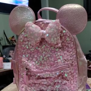 Pink Sequin Kids Backpack
